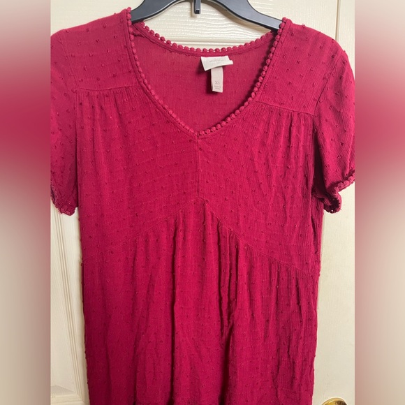 Knox Rose Short Sleeve V Neck Textured Dress Size XS - Picture 4 of 8